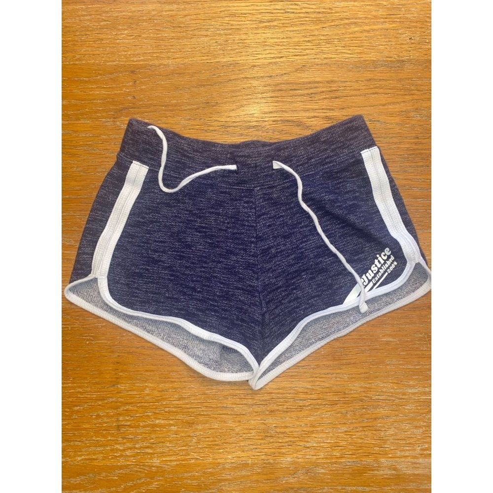 Justice Active Blue Shorts-8